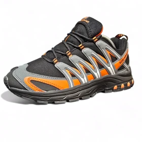 کفش طبیعت گردی سولاوند مشکی نارنجی