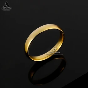 انگشتر رینگ طلایی Gold Steel Ring