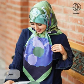 روسری ابریشم کجراه گلبهار