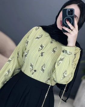 شومیز مانتویی گلایل