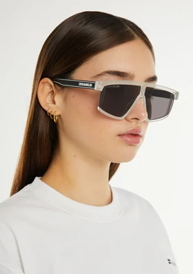 عینک آفتابی دی فرانکلین مدل D.franklin Alpha Milky Crystal / Matt Black