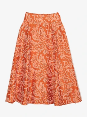 دامن زنانه فون پیلی دار ژاکارد مجلسی 20105