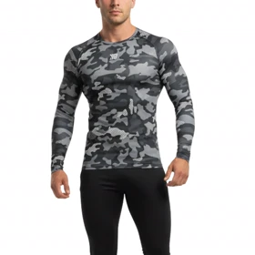 تیشرت آستین بلند ورزشی مردانه نوزده نودیک TS1961