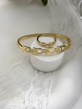 ست دستبند و انگشتر کارتیه و تیفانی زنانه 947