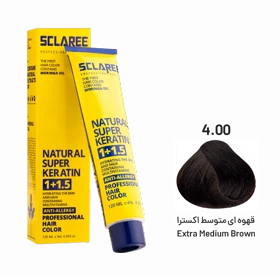رنگ مو اسکلاره شماره 4.00 رنگ قهوه ای متوسط اکسترا حجم 120 میلی لیتر