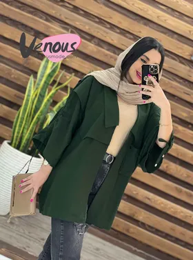مانتو لینن پشت کش
