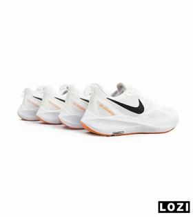 کفش کتانی مردانه سفید نارنجی Nike guide 10