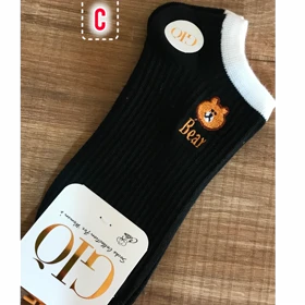 جوراب خرسی مچی گلدوزی