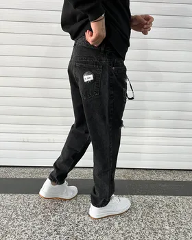 مام فیت ذغالی زاپ‌دار Off White