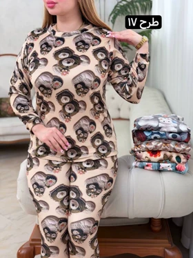 ست مخمل برفی 3602