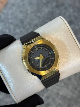 ساعت جی شاک زنانه 2100 طلایی