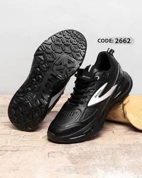 کتانی BROOKS مشکی خط سفید زیره طبی سایز بزرگ
