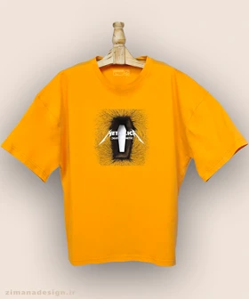 تیشرت لش مردانه و زنانه طرح متالیکا کد 924