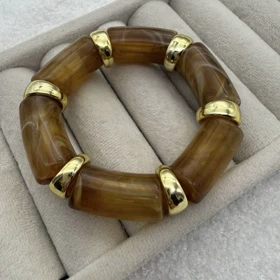 دستبند کشی زارا (عسلی)