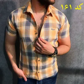 پیراهن چهارخانه نخی
