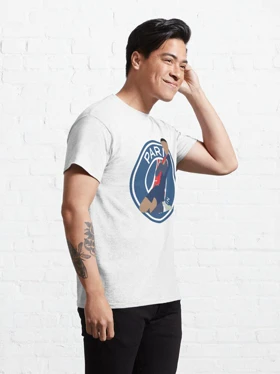 تیشرت ورزشی پاری سن-ژرمن | تیشرت Paris Saint-Germain طرح Kylian Mbappe Jersey Art کد 148380