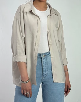 شومیز مودال پشت پیلی کد 500531 (استخوانی)