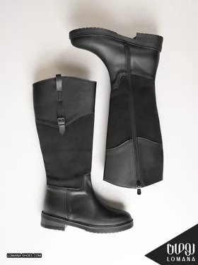 بوت بلند ترکیبی لومانا - کد 2628