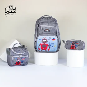 کوله‌پشتی مدرسه هونکا کد 2620 طرح ربات