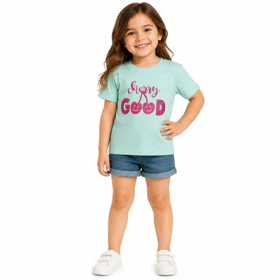 تیشرت نخ پنبه دخترانه بچگانه کوتون Koton kids