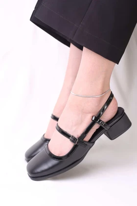 کفش مجلسی پاشنه‌دار مریجینت مات