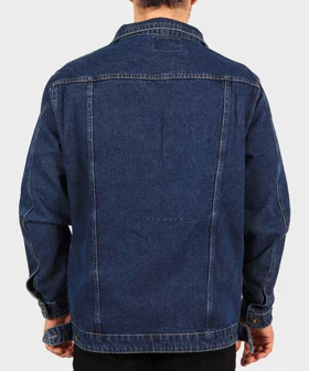 کت جین سورمه ای ساده 0215