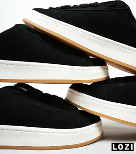 کفش کتانی مردانه مشکی سفید ADIDAS stan smith