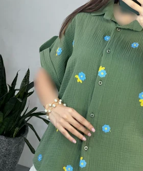 شومیز گلدوزی به دخت