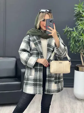 پالتو جلو باز یقه انگلیسی