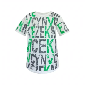 تیشرت آستین کوتاه پسرانه مدل الفبا کد 1332