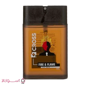 عطر جیبی مردانه کراس مدل fire and flame حجم 45 میلی لیتر