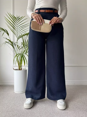 شلوار زنانه نیم بگ شانتون