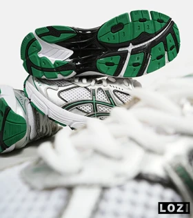 کفش کتانی مردانه سفید سبز ASICS GT-2160