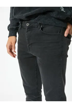 شلوار جین Skinny Fit - Michael Jean 5WAM40161ND