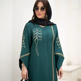 مانتو سایز بزرگ زنانه مدل رویسا کد 1551