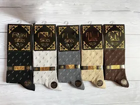 جوراب مردانه ساق‌دار لاکچری آﭘﺎداﻧﺎ