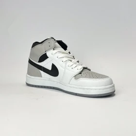 کفش روزمره جردن 1 ساق‌دار طوسی سفید