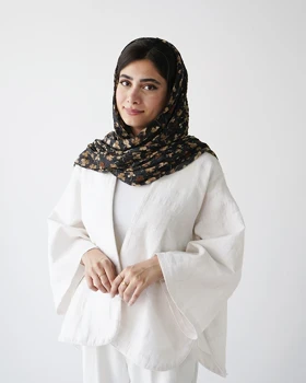 شال طرحدار پونه | هیبا