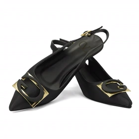 کفش مجلسی زنانه پاشنه‌دار 5 سانت مدل 400941 _ sandal valentino