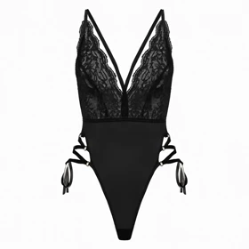 بادی فانتزی برند هارنی رنگ مشکی کد 9040