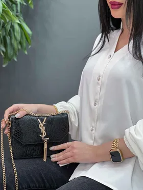کیف بند زنجیری آویزدار YSL