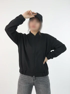 بامبر ساده جلو زیپ