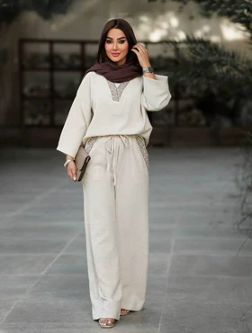 مانتو شلوار یقه هفت