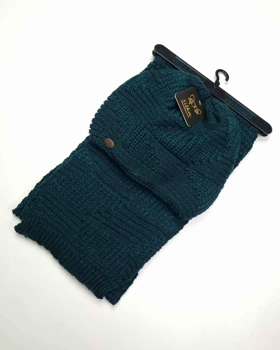 ست شال و کلاه زمستانی دو لایه سیلکا مدل احسان