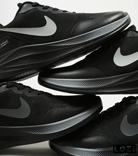 کفش کتانی بزرگ پا مشکی Nike air zoom