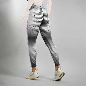 لگ ورزشی زنانه ریباک مدل GMS-3D567 طوسی روشن