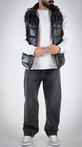 پافر چرم مازول_کد4698