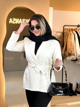 بارانی کوتاه شیری 010203