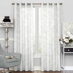 پرده آماده حریر کتان