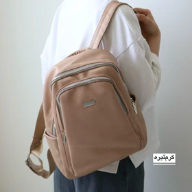 کوله پشتی دخترانه مدل ریباکا (کرم تیره)